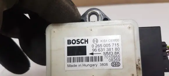 Citroen C5 ESP acceleration yaw rate sensor 0265005715 9663138180