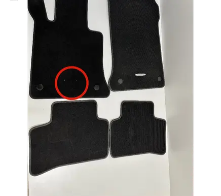 Mercedes-Benz GLK (X204) Car floor mat set A2046800948 0100585688 Q002Z005