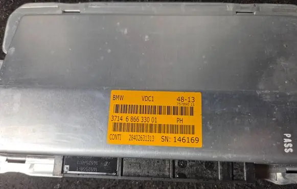 BMW 4 F32 F33 Suspension control unit/module 6866330 146169