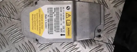 BMW 5 E60 E61 Airbag control unit/module 6577911874901