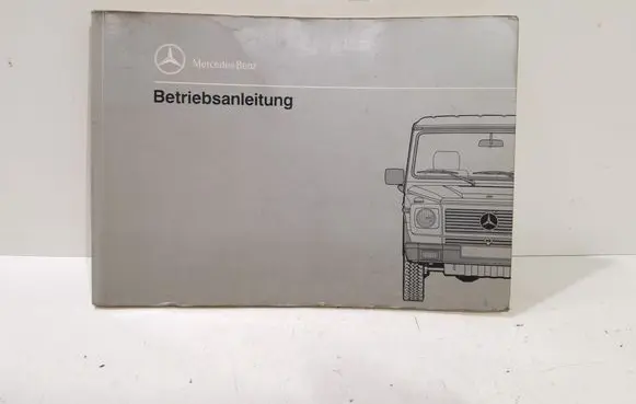 Mercedes-Benz G W461 W463 1st Gen Owners service history hand book 