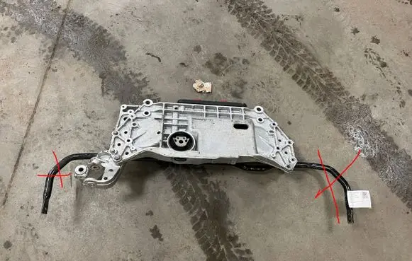 Volkswagen Golf VI Front subframe 1K0199369F 1K0199369
