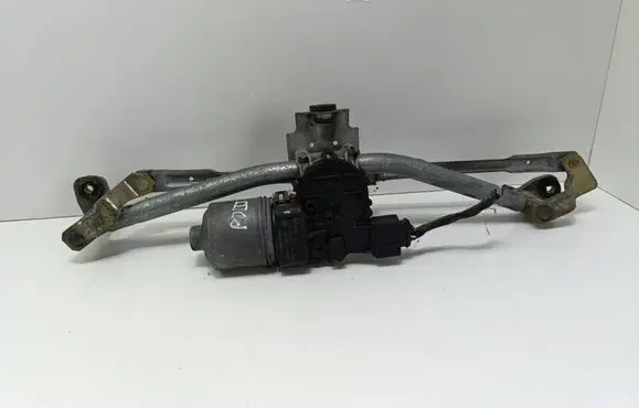 Volkswagen Polo IV 9N3 Front wiper linkage and motor 6Q1955119A 0390241524