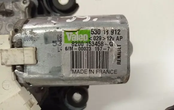 Renault Megane II Rear window wiper motor 53018912 8200153458G