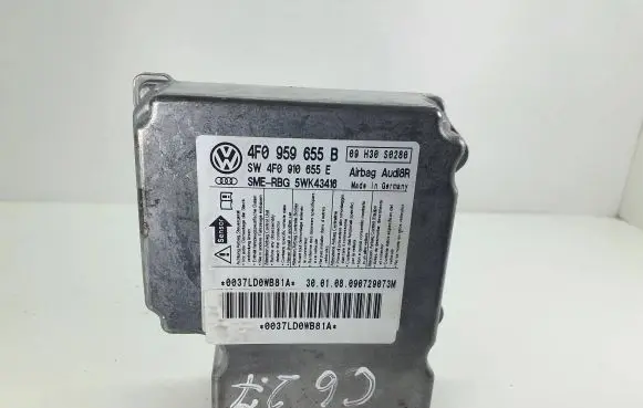 Audi A6 S6 C6 4F Airbag control unit/module 4F0959655B 4F0910655E 5WK43416