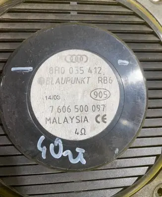 Audi A4 S4 B6 8E 8H Front door speaker 8H0035412