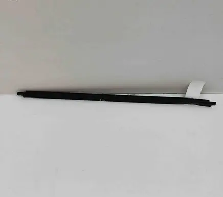 Front door glass trim molding