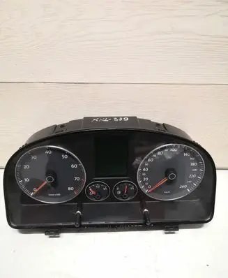 Volkswagen Touran I Speedometer (instrument cluster) 1T0920874G V0005000