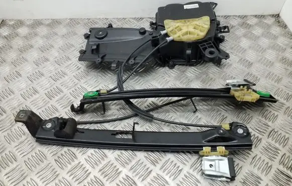 Front window lifting mechanism without motor