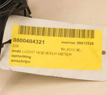 Peugeot 508 II Mass air flow meter 9662635680