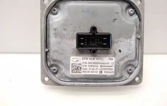 Opel Astra K Headlight ballast module Xenon 39024626 A2C87070001 151830342
