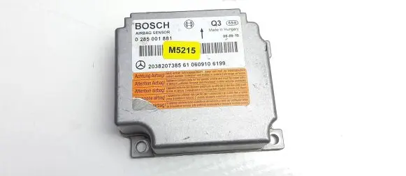 Mercedes-Benz C W203 Airbag control unit/module 2038207385 0285001881