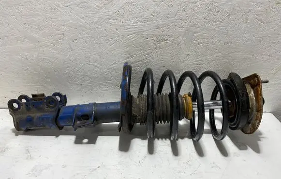 Front shock absorber with coil spring