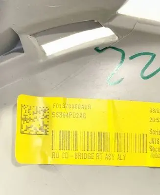 Chrysler Pacifica Other sill/pillar trim element 5SB94PD2AG F01878060AYR