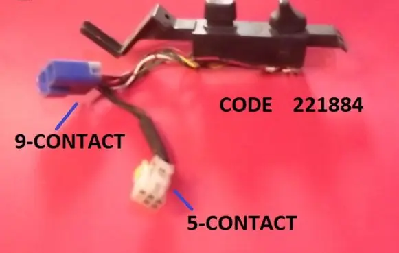 Nissan Primera Electric window control switch 221884