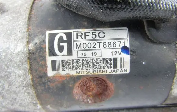 Mazda 6 Starter motor m002t88671