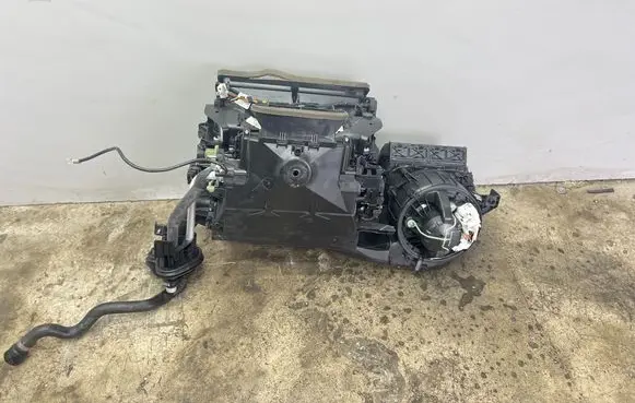 Interior heater climate box assembly