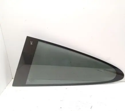 Rear vent window glass