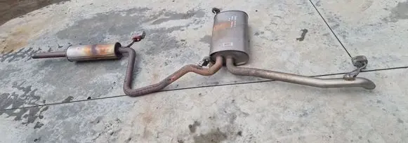 Skoda Octavia Mk4 Muffler/silencer 5E3253181AJ 5Q0253411AL