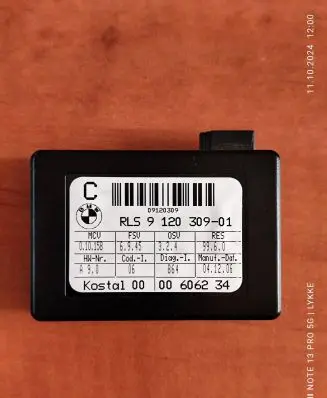 BMW 5 E60 E61 Rain sensor 9120309 09120309 00606234