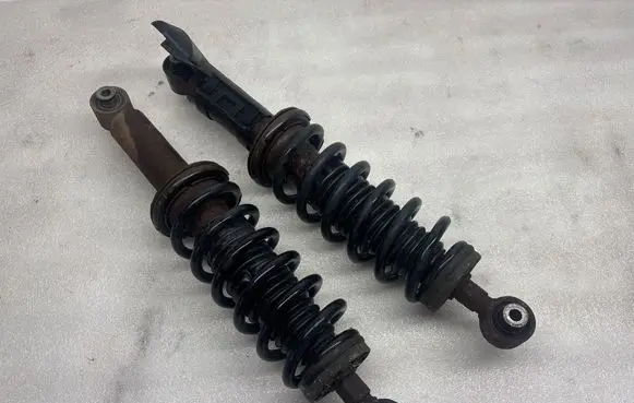 Peugeot 407 Rear shock absorber with coil spring 9652435780