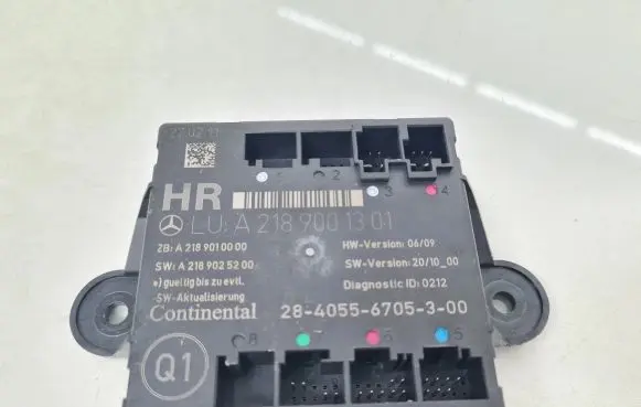 Mercedes-Benz CLS C218 X218 Door control unit/module A2189001301