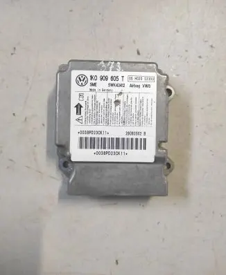 Volkswagen Golf Plus Airbag control unit/module 1K0909605T 26080502B 5WK43412