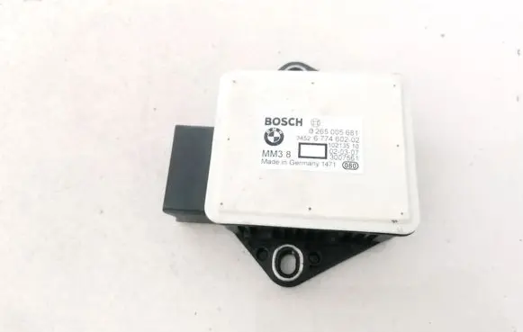 BMW 5 E60 E61 ESP acceleration yaw rate sensor 0265005681 677460202