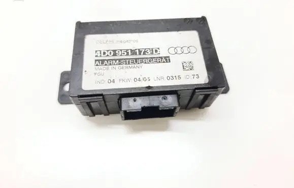 Audi A6 Allroad C5 Alarm control unit/module 4D0951173D