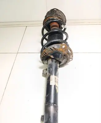 Front shock absorber with coil spring