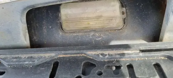 Peugeot 407 Number plate light