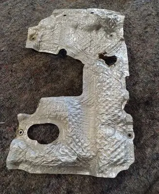 BMW 4 F32 F33 Heat shield in engine bay 2178121081