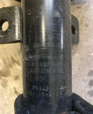 Peugeot Rifter Front shock absorber/damper 9847335380