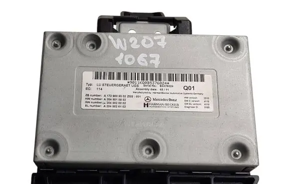 Mercedes-Benz E C207 W207 GPS navigation control unit/module A1729009302 A2049015902 A2049026002