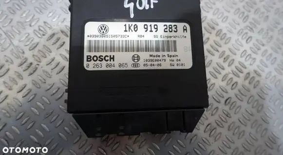 Volkswagen Golf Plus Parking PDC control unit/module 1K0919283A