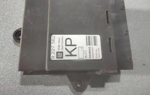 Opel Signum Other control units/modules 9227562 360572197 5WK46002