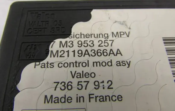 Volkswagen Sharan Immobilizer control unit/module 7M3953257