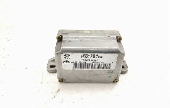 Audi A4 S4 B6 8E 8H ESP acceleration yaw rate sensor 7E0907655A 10098503024