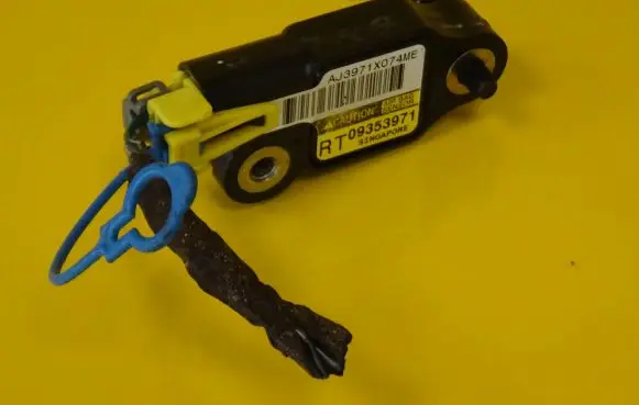 Airbag deployment crash/impact sensor