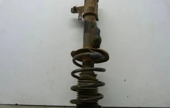 Front shock absorber with coil spring