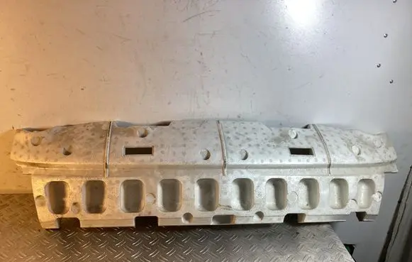 Front bumper foam support bar