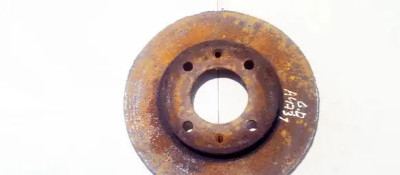 Peugeot 206 Rear brake disc neventiliuojamas