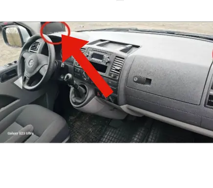 Volkswagen Transporter - Caravelle T5 Side speaker trim/cover 7H0857227 P0078058