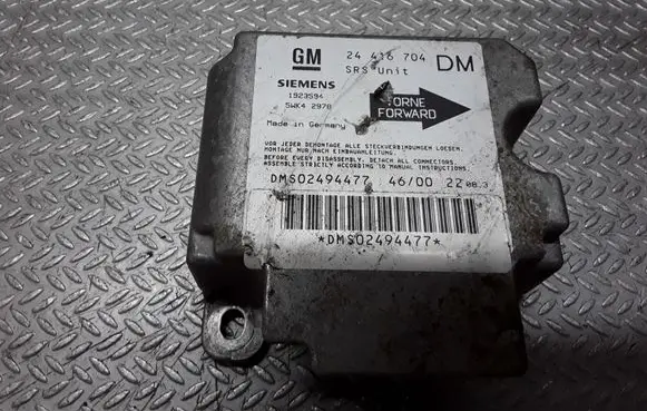 Opel Zafira A Airbag control unit/module 24416704DM 5WK42978