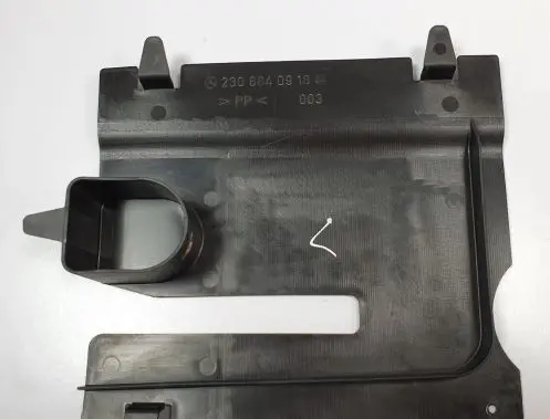 Mercedes-Benz SL R230 Seat trim 2306840918