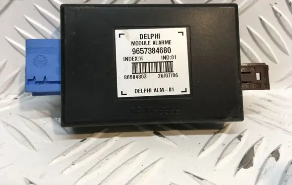Citroen C4 I Alarm control unit/module 9657384680