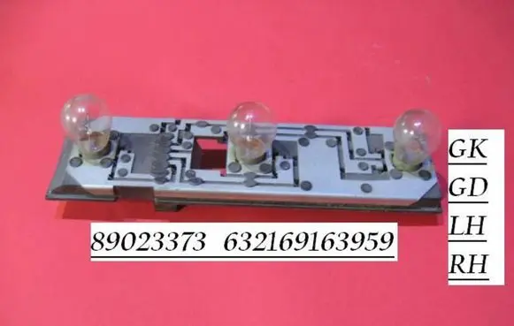 Mini Cooper Hatch Hardtop Tail light bulb cover holder 89023373 632169163959