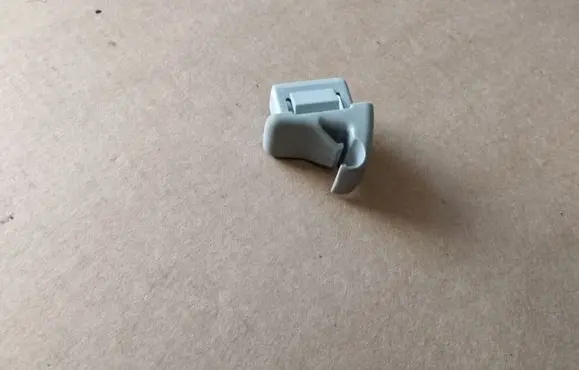 Sun visor clip/hook/bracket