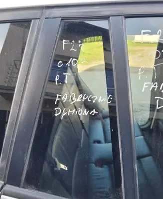 BMW X3 F25 Rear door window glass