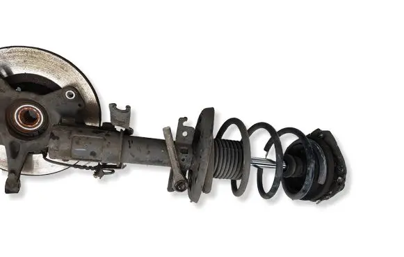 Renault Megane III Front shock absorber with coil spring 